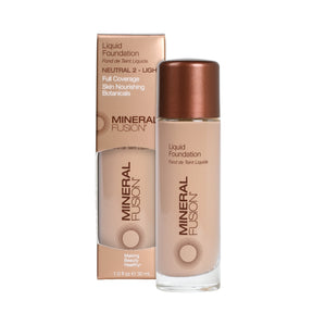 Liquid Foundation - Neutral 2 - Light / 1.0 fl.oz - by Mineral Fusion |ProCare Outlet|