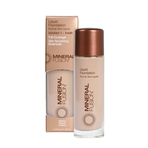 Liquid Foundation - Warm 1 - Fair / 1.0 fl.oz - by Mineral Fusion |ProCare Outlet|