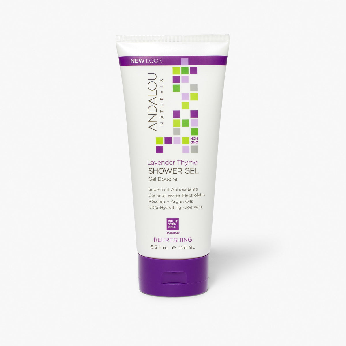 Lavender Thyme Refreshing Shower Gel - Default Title - by Andalou Naturals |ProCare Outlet|