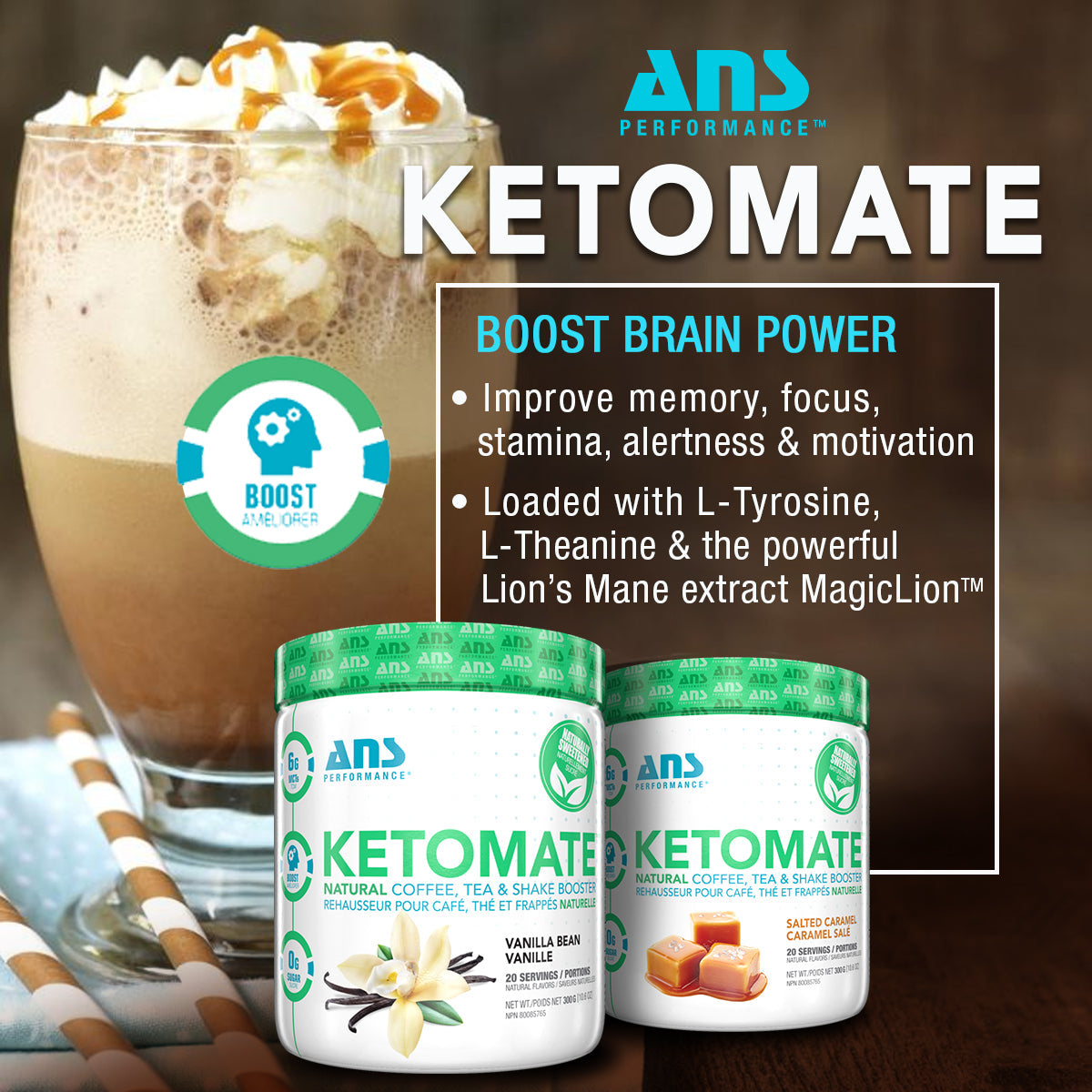 KETOMATE Natural - by ANSperformance |ProCare Outlet|