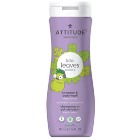 Shampoo and Body Wash 2-in-1 for kids : LITTLE LEAVES™ - Vanilla and pear / 473 mL - by ATTITUDE |ProCare Outlet|