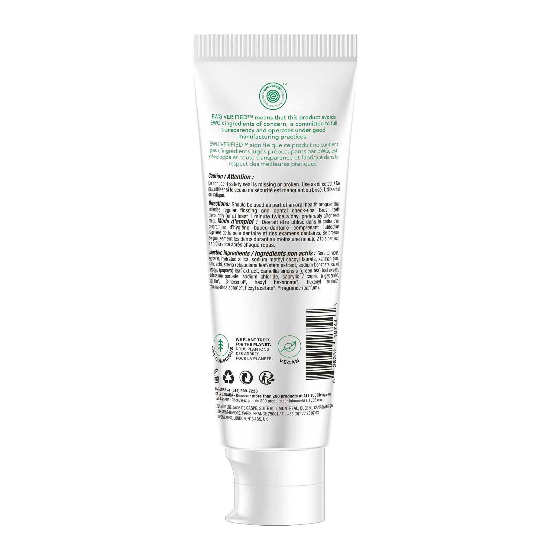 Fluoride Free Kids Toothpaste : - ProCare Outlet by Attitude