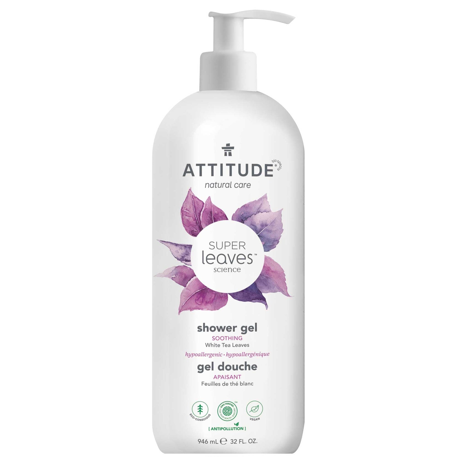 Shower Gel : SUPER LEAVES™ - by ATTITUDE |ProCare Outlet|