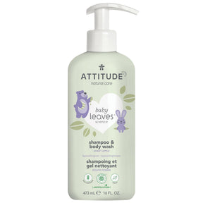 Attitude - 2-in-1 Shampoo & Body Wash : BABY LEAVES™ - Sweet Apple - by Attitude |ProCare Outlet|