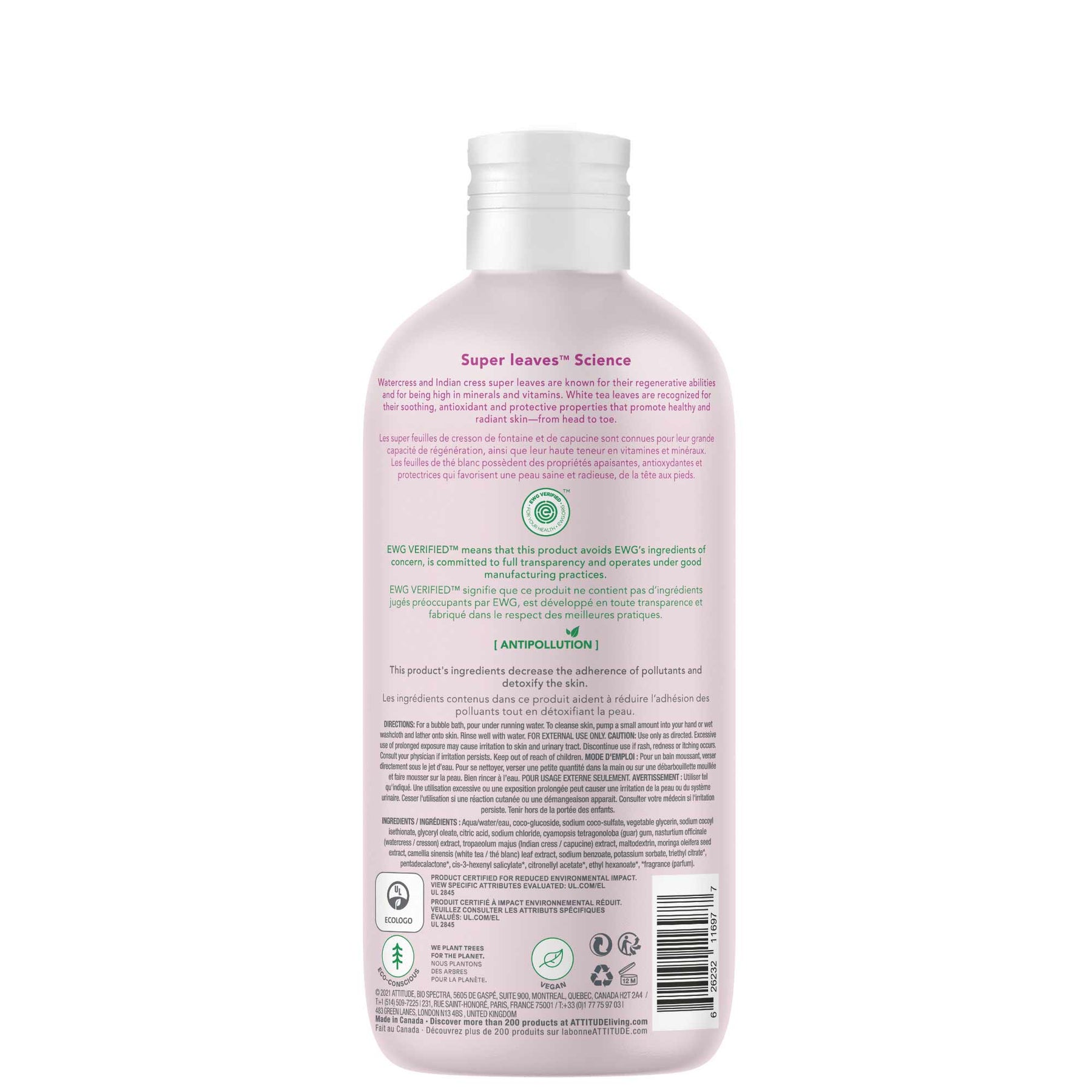 Bubble wash : SUPER LEAVES™ - ProCare Outlet by Attitude