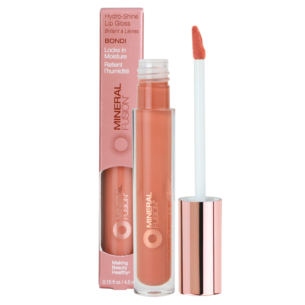 Mineral Fusion - Hydro-shine Lip Gloss - Bondi- Orange Coral - ProCare Outlet by Mineral Fusion