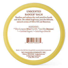 Badger - Balm Unscented | 2 oz | - by Badger |ProCare Outlet|