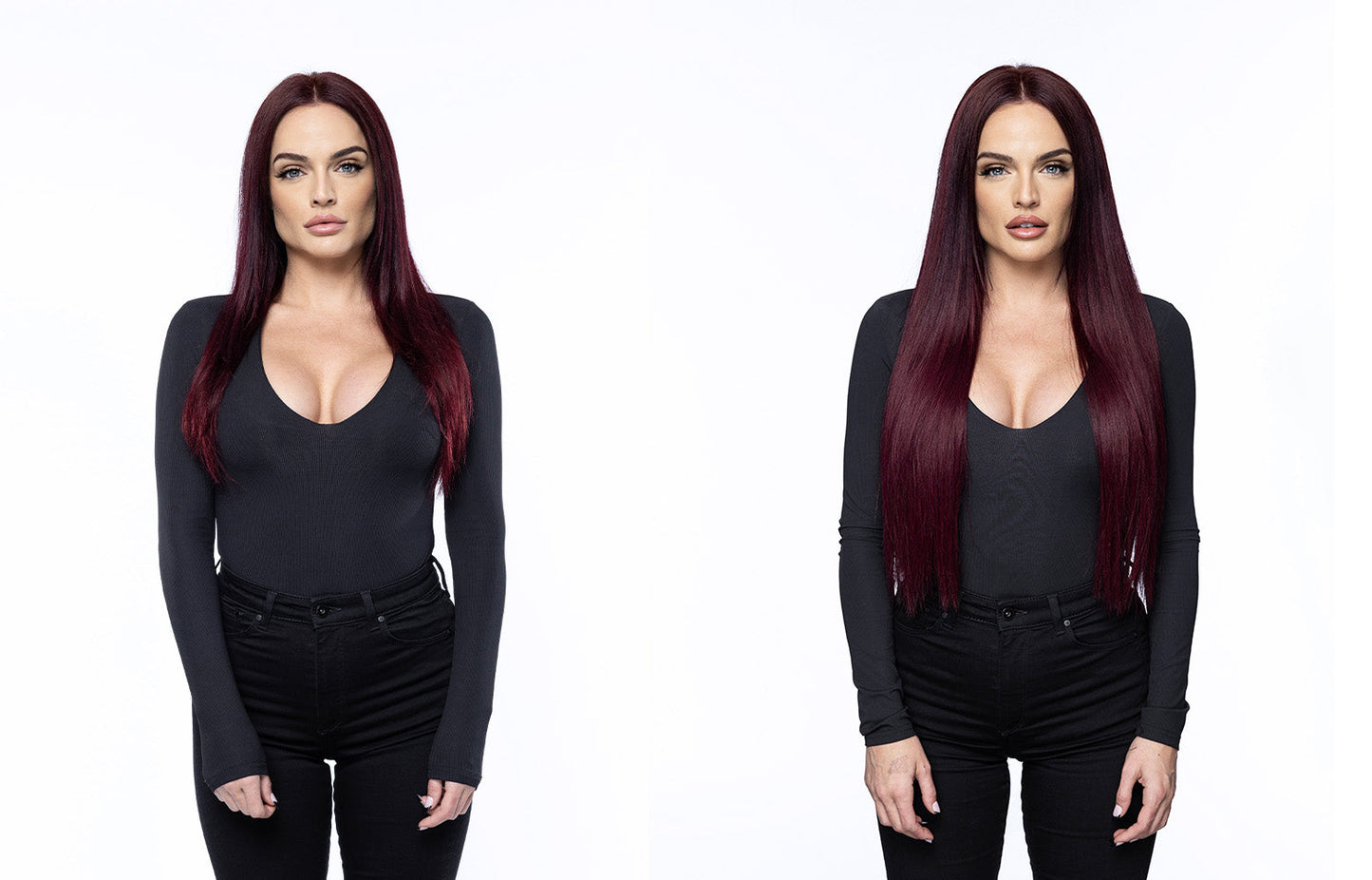 BELLAMI Silk Seam 20" 180g Extensions de Cheveux Naturels Vin de Mûrier