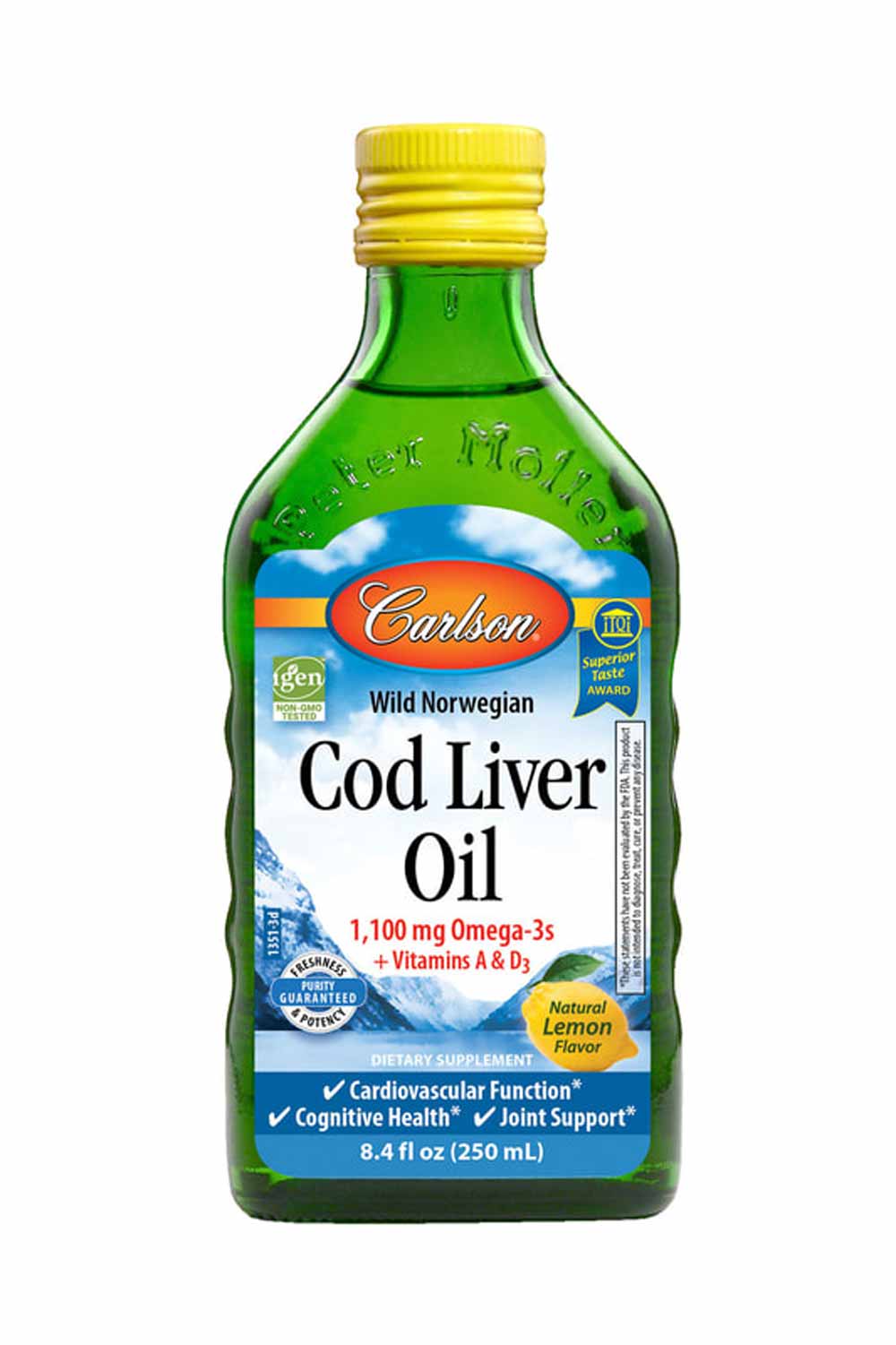 Carlson Labs Cod Liver Oil, Lemon - ProCare Outlet by Carlson Labs