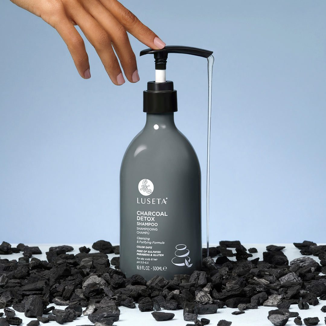 Charcoal Detox Shampoo - 16.9oz - by Luseta Beauty |ProCare Outlet|