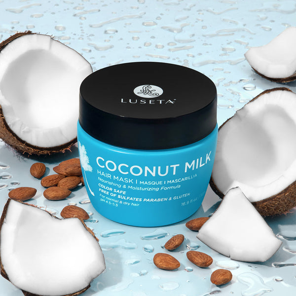 Mascarilla capilar de leche de coco