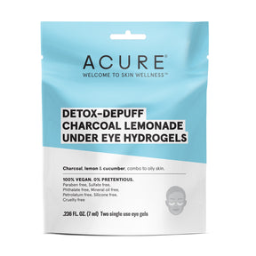 ACURE - Detox-Depuff Chracoal Lemonade Under Eye Hydrogels - ProCare Outlet by Acure