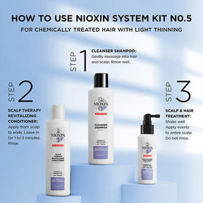 Nioxin Professional - System 5 Scalp & Hair Treatment |3.38 oz | - ProCare Outlet by Nioxin Professional