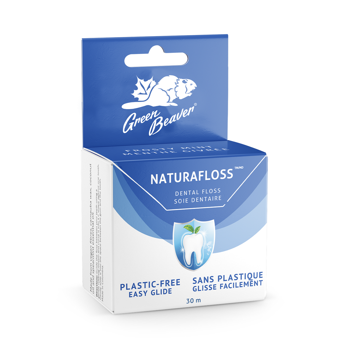 NaturaFloss™ Dental Floss - Frosty Mint (30m) - by Green Beaver |ProCare Outlet|