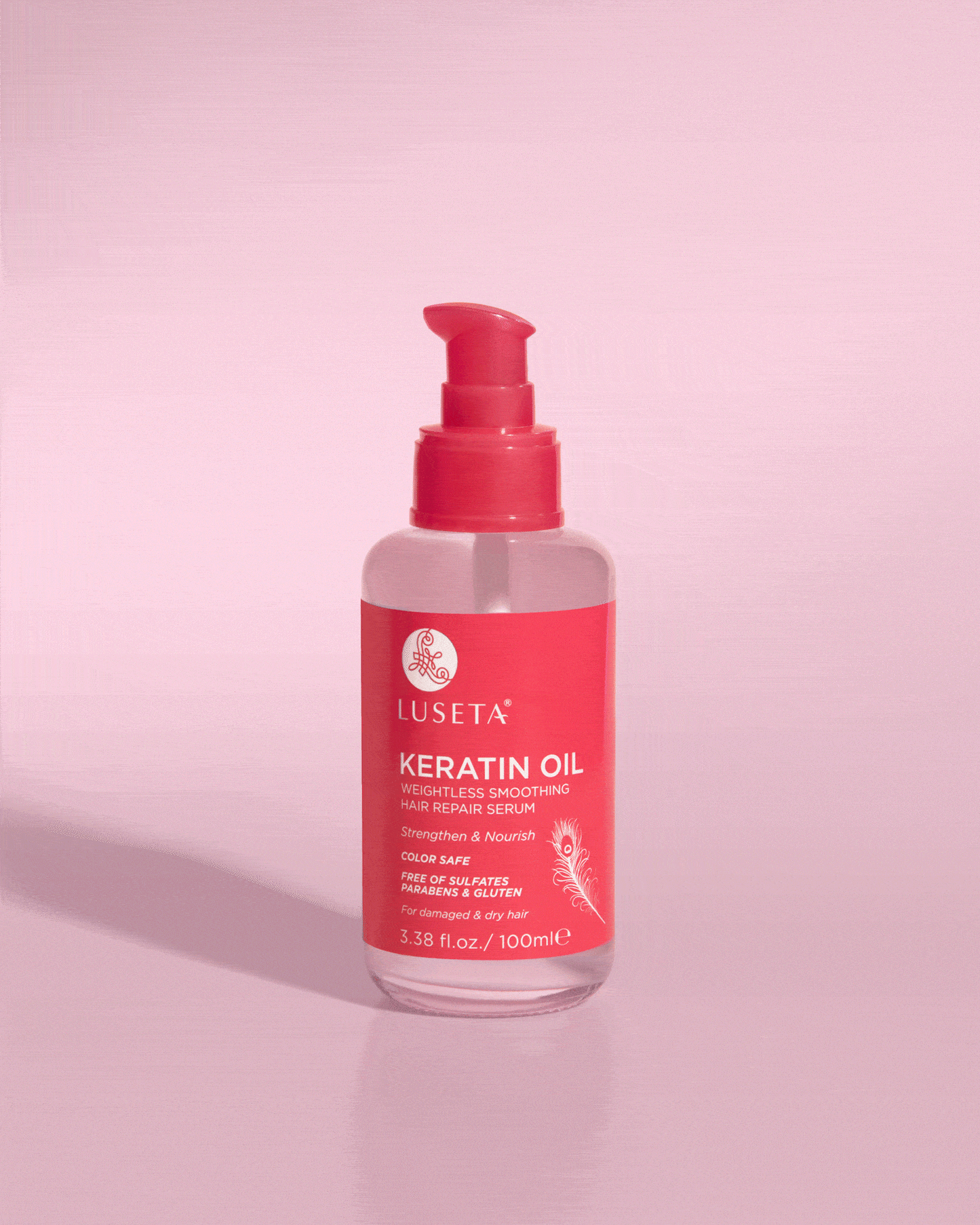 Keratin Oil Hair Repair Serum - 3.4oz - by Luseta Beauty |ProCare Outlet|