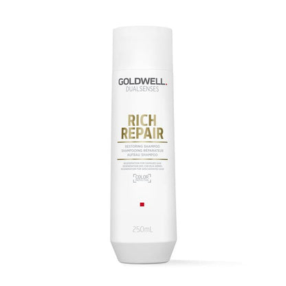 Goldwell Dualsenses Rich Repair Restoring Shampoo – Repair for Damaged, Dry Hair – exact package image