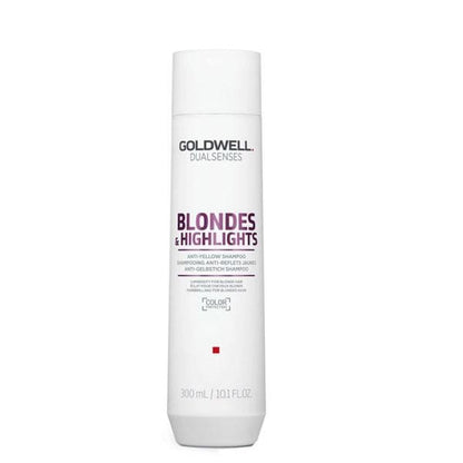 Goldwell Dualsenses Blondes & Highlights Shampoo – Anti-Yellow Care for Blonde Hair – product on white background