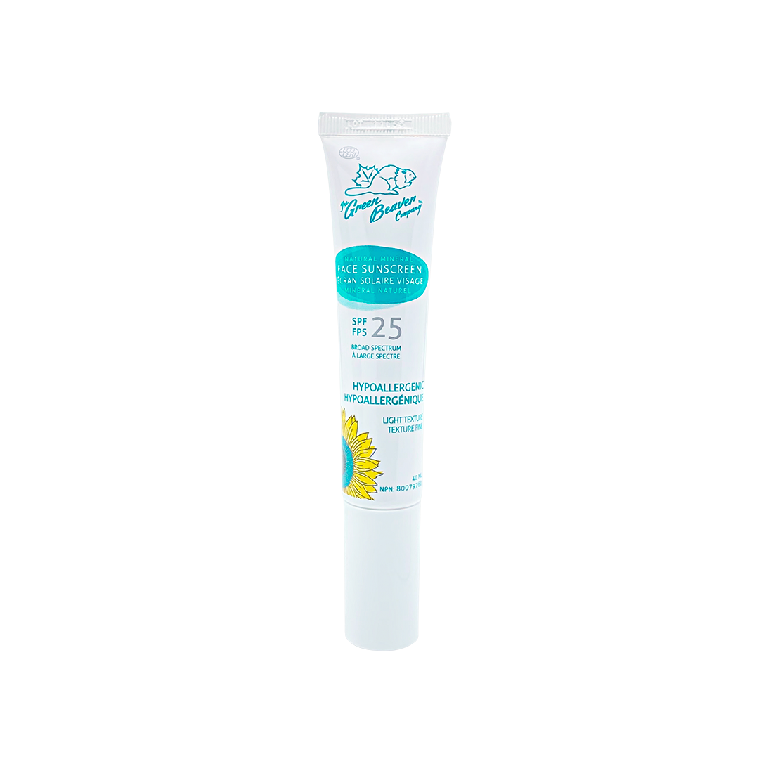 Mineral Sunscreen For Face - SPF 25 - ProCare Outlet by Green Beaver