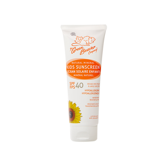 Mineral Sunscreen For KIDS- SPF 40 90ml - by Green Beaver |ProCare Outlet|
