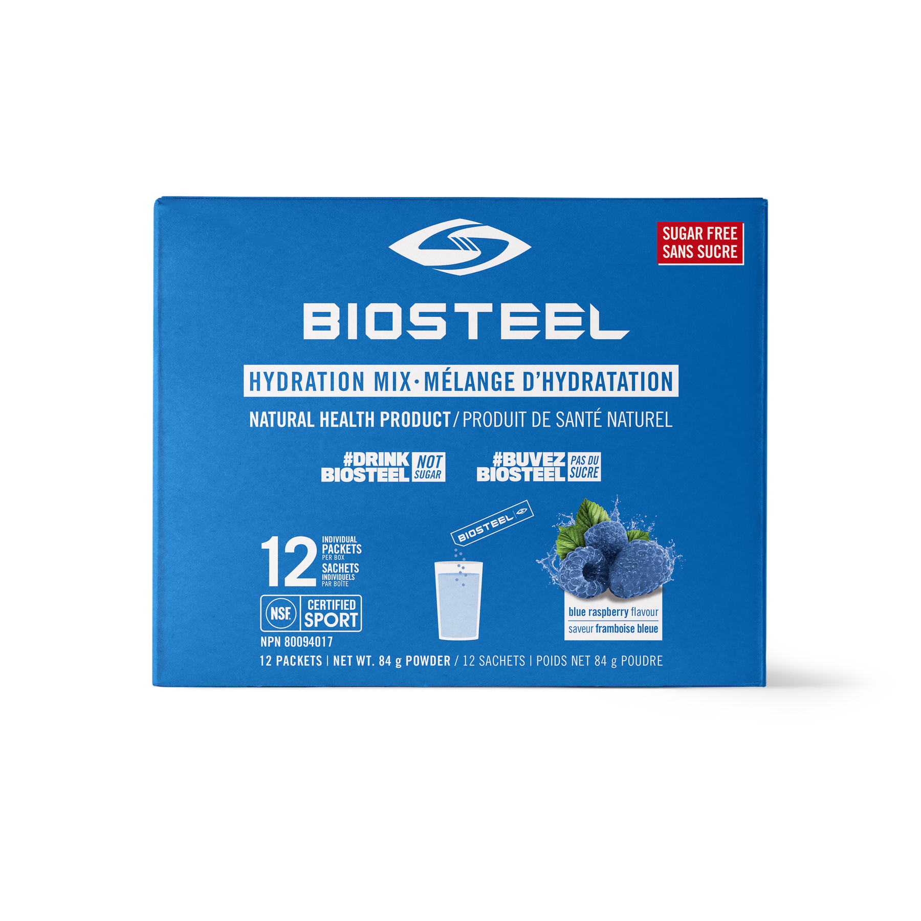 HYDRATION MIX / Blue Raspberry - 12 Servings - ProCare Outlet by BioSteel Sports Nutrition