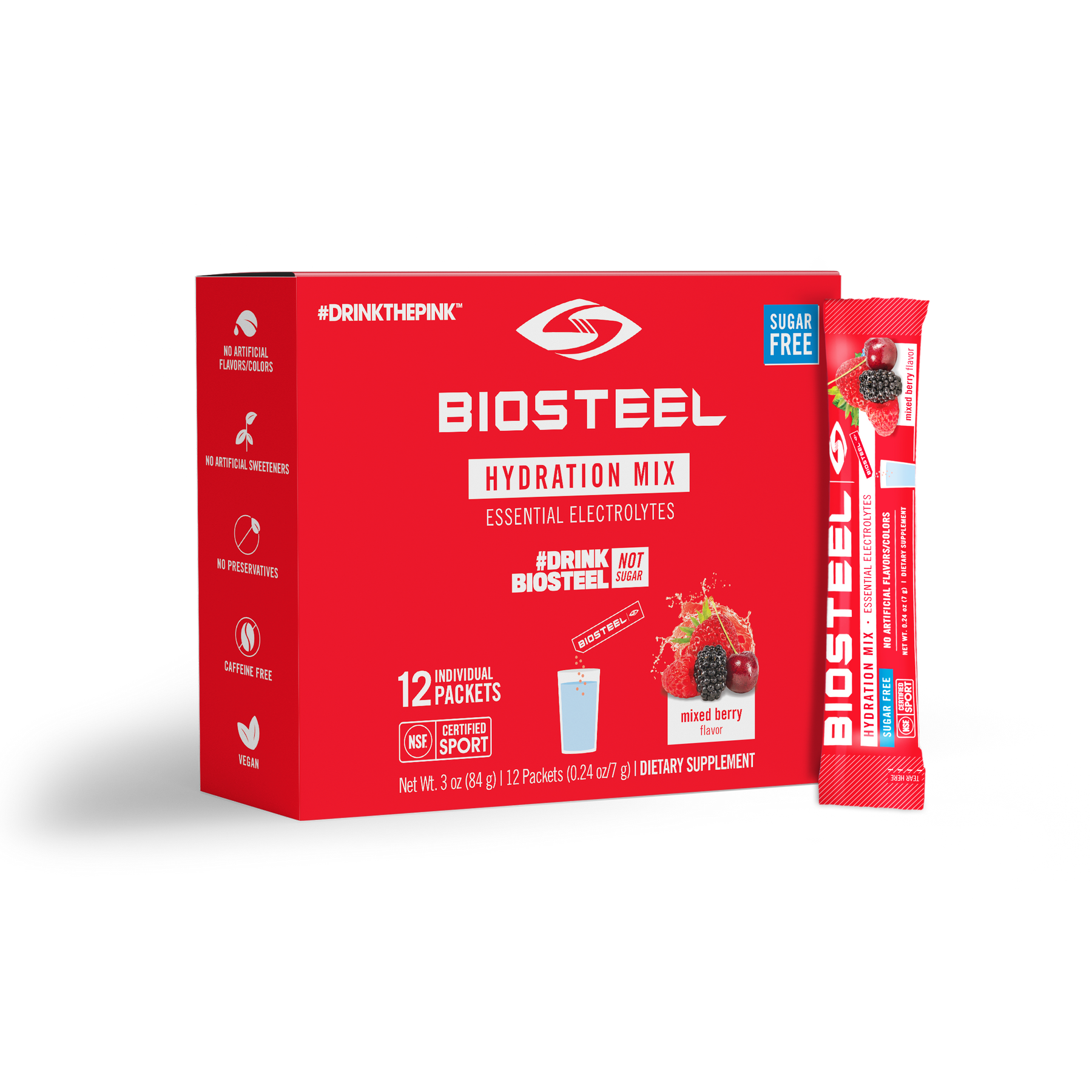 HYDRATION MIX / Mixed Berry - 12 Servings - by BioSteel Sports Nutrition |ProCare Outlet|