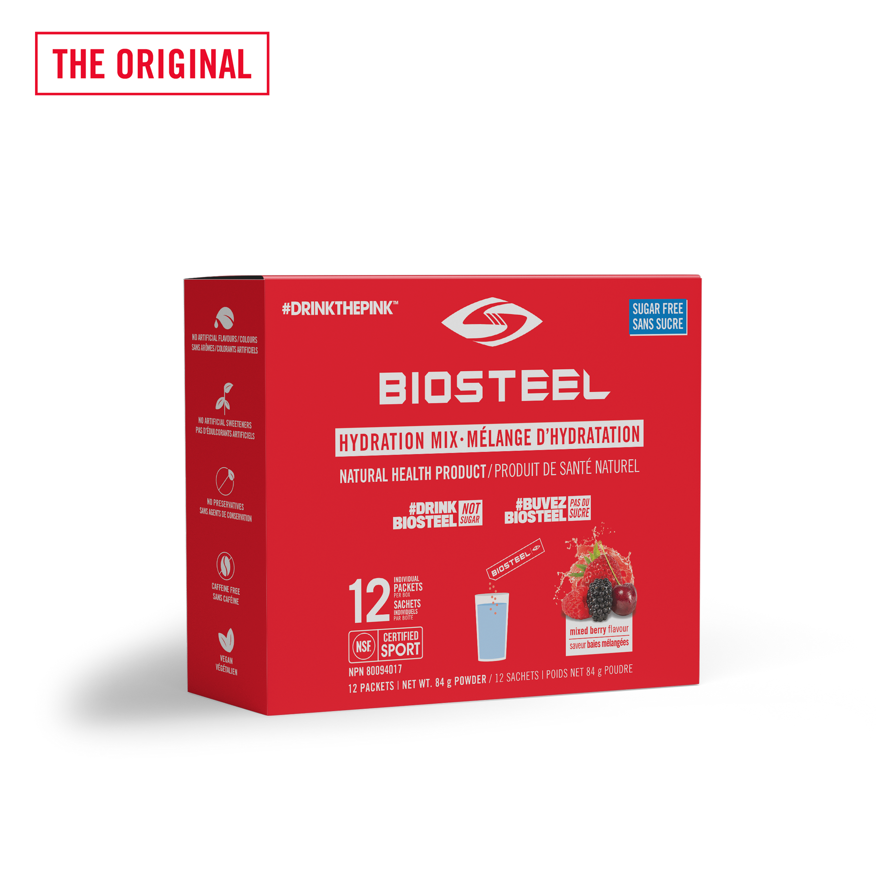 HYDRATION MIX / Mixed Berry - 12 Servings - by BioSteel Sports Nutrition |ProCare Outlet|