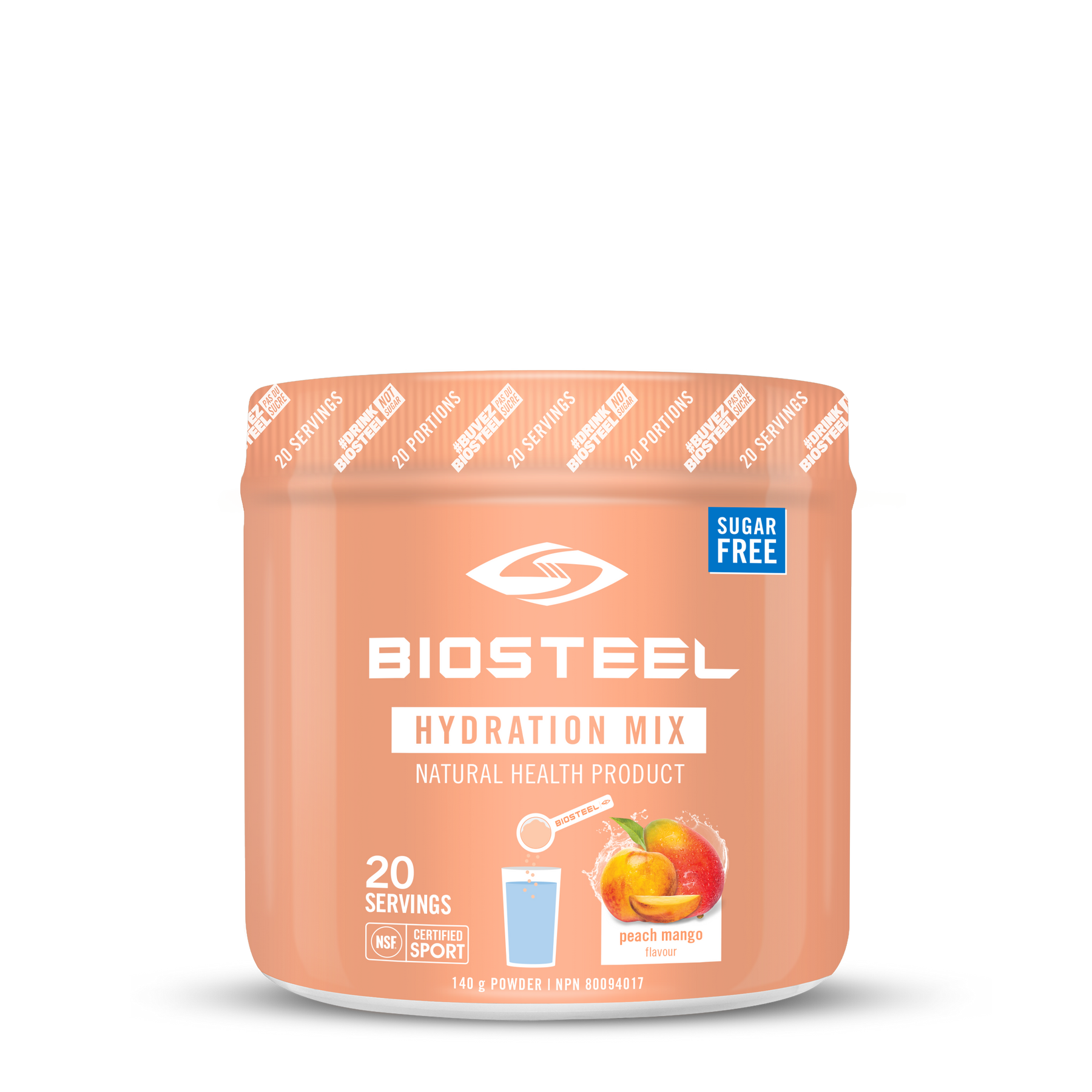 HYDRATION MIX / Peach Mango - 20 Servings - ProCare Outlet by BioSteel Sports Nutrition