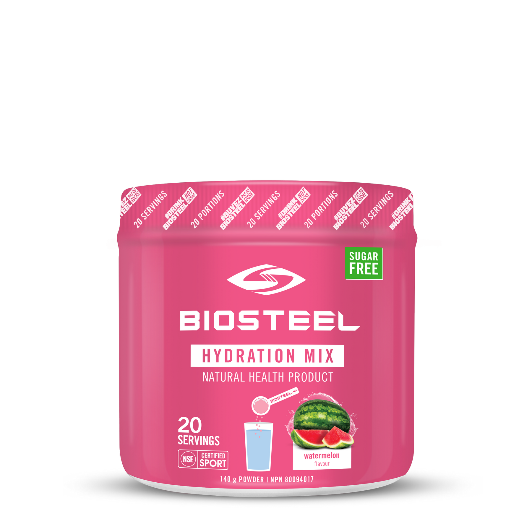 HYDRATION MIX / Watermelon - 20 Servings - by BioSteel Sports Nutrition |ProCare Outlet|