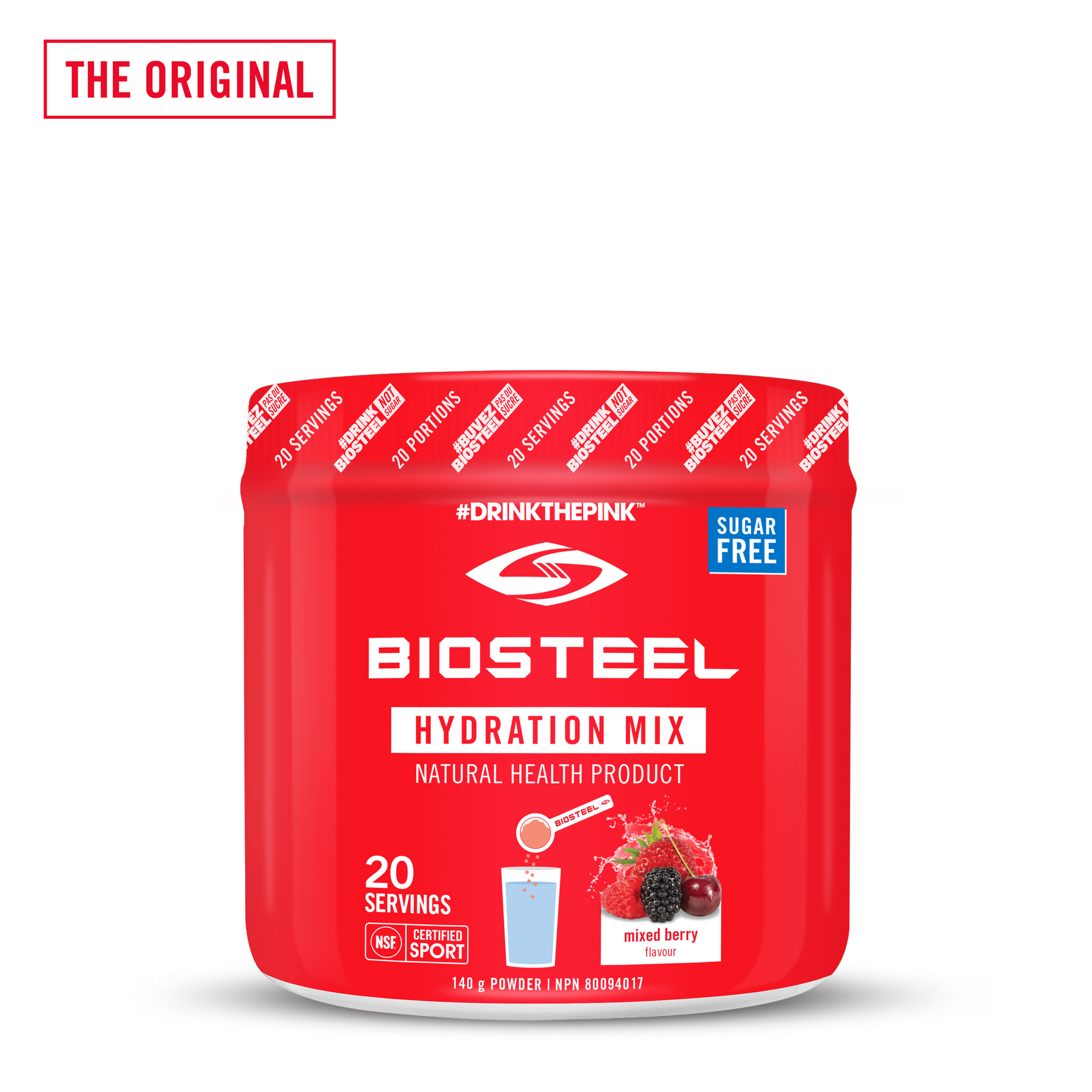 HYDRATION MIX / Mixed Berry - 20 Servings - by BioSteel Sports Nutrition |ProCare Outlet|