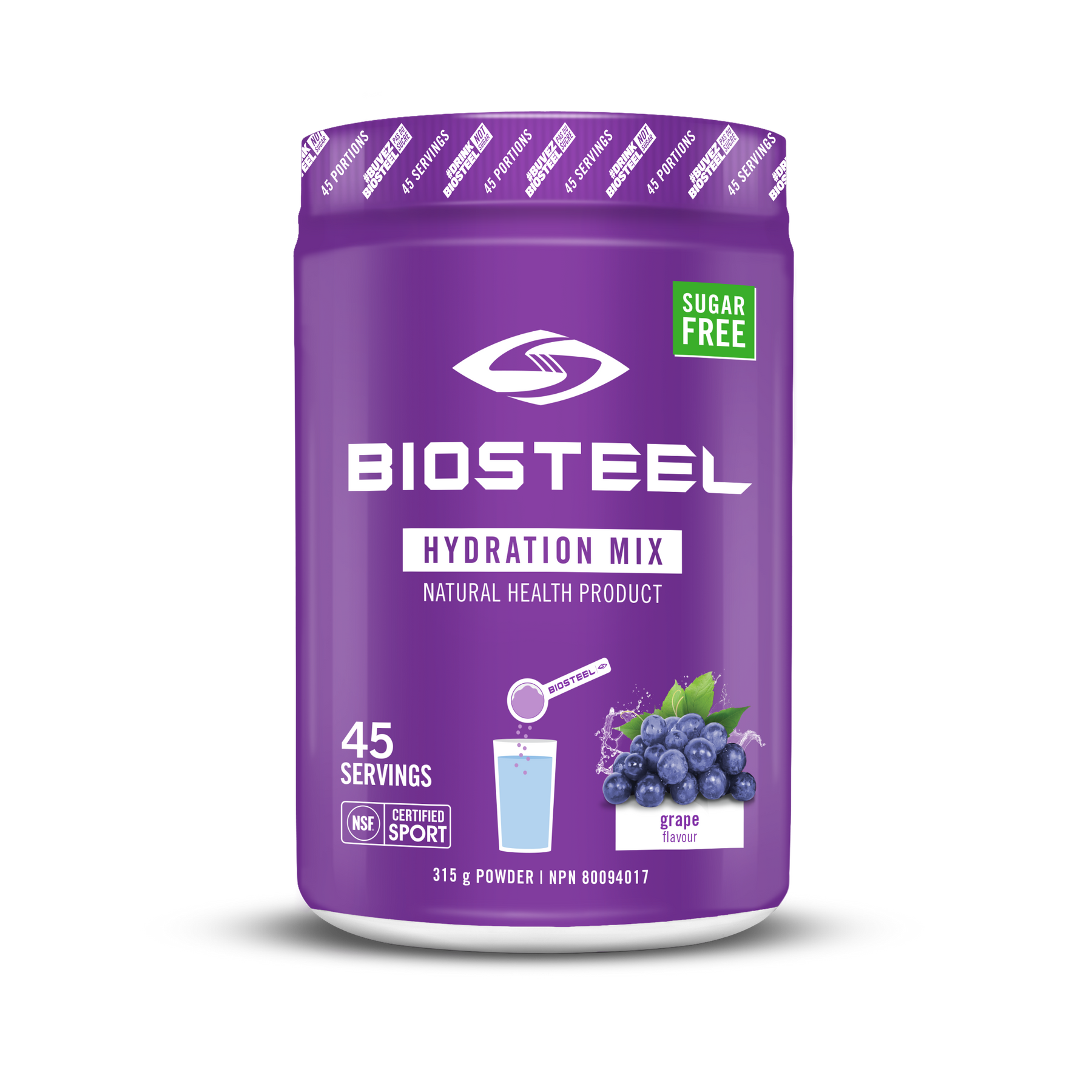 Hydration Mix / Grape - 45 Servings - by BioSteel Sports Nutrition |ProCare Outlet|