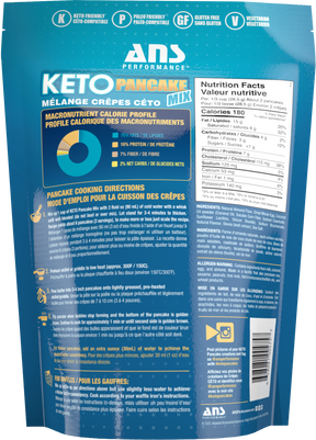 KETO PANCAKE MIX 283g - ProCare Outlet by ANSperformance