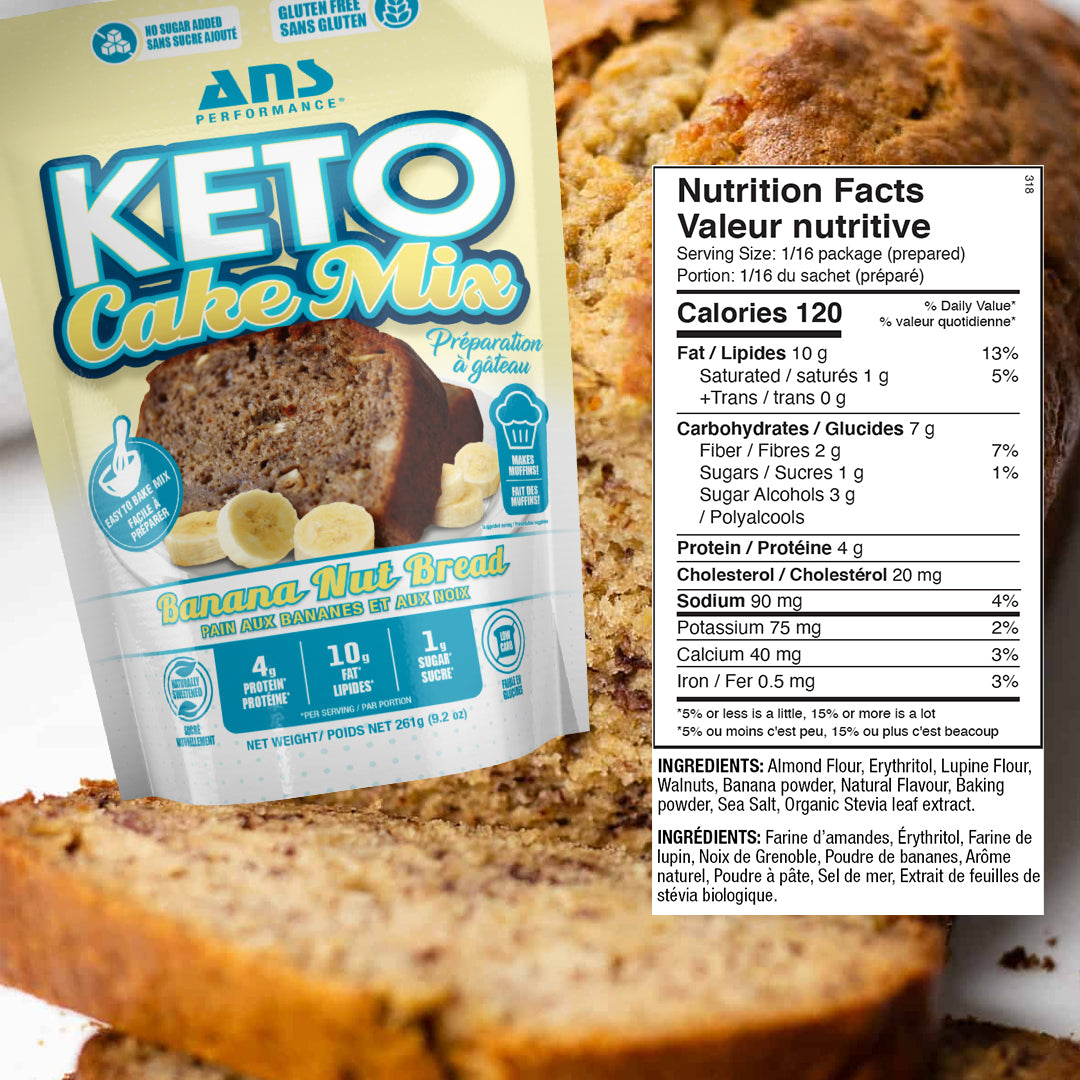 KETO BANANA NUT BREAD - ProCare Outlet by ANSPerformance