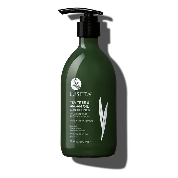 Luseta Beauty Tea Tree & Argan Oil Acondicionador – Cuidado del cuero cabelludo y brillo