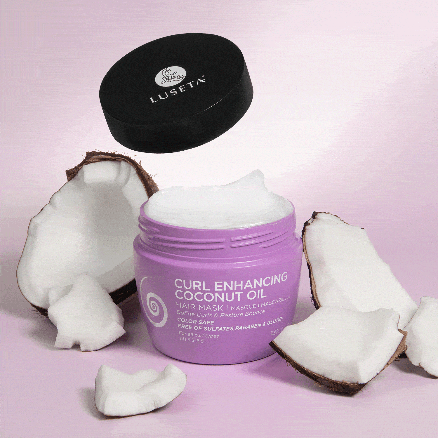 Curl Enhancing Hair Mask - 16.9oz - by Luseta Beauty |ProCare Outlet|