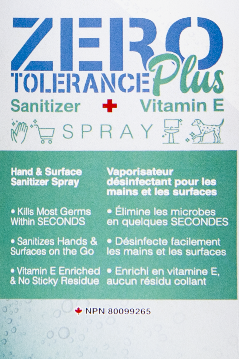 Zero Tolerance Plus Hand/Surface Sanitizing Spray with Vitamin E - ProCare Outlet by Prohair