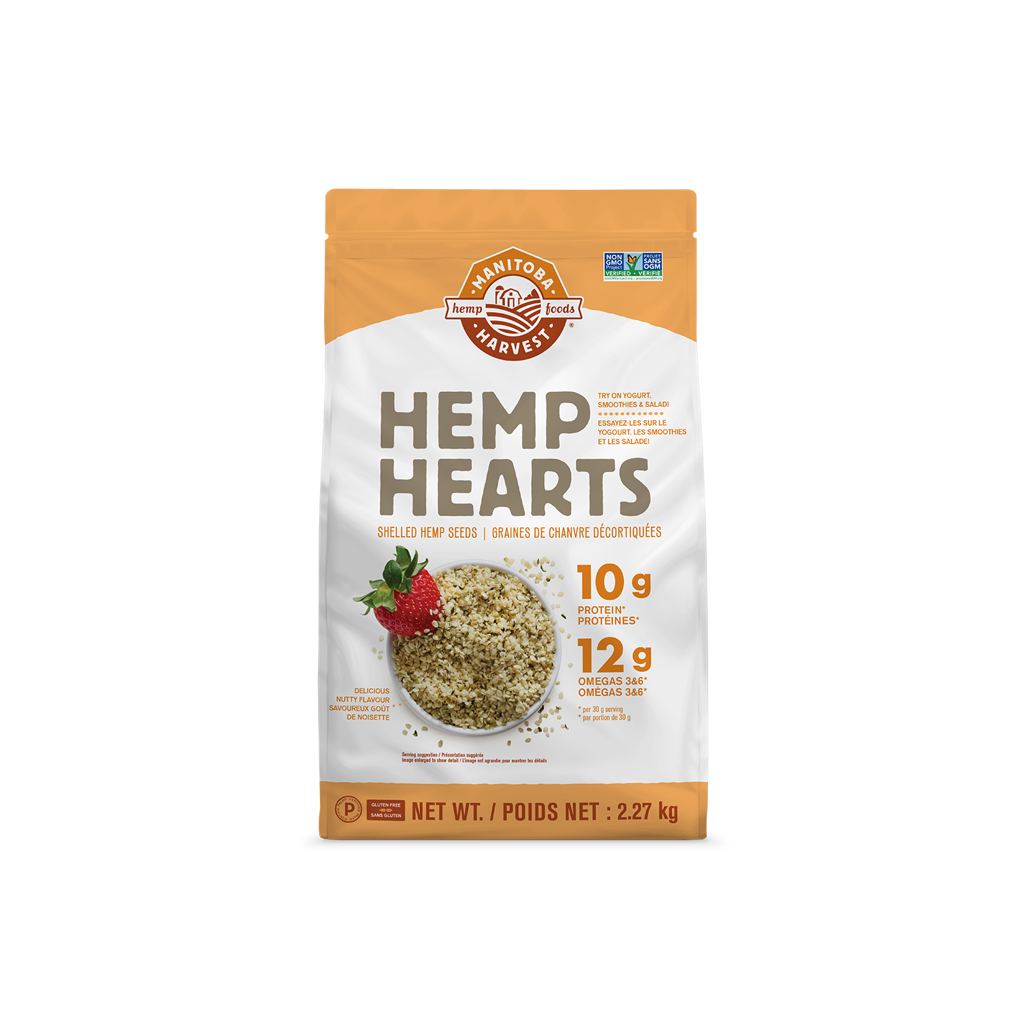 Natural Hemp Hearts - 2.27kg - by Manitoba Harvest |ProCare Outlet|