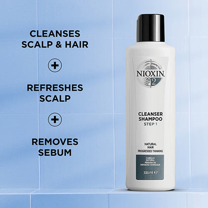 Nioxin Professional - System 2 Cleanser Shampoo |33.8 oz| - by Nioxin Professional |ProCare Outlet|