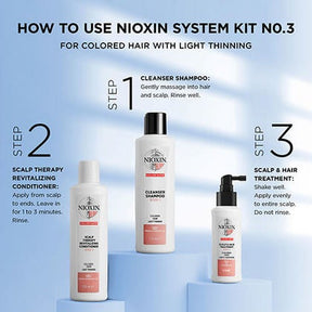 Nioxin Professional - System 3 Cleanser Shampoo |10.1 oz| - by Nioxin Professional |ProCare Outlet|