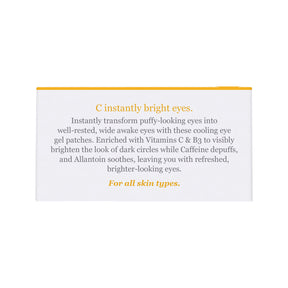 Vitamin C Bright Eyes Hydro Gel Patches - by DERMA E |ProCare Outlet|