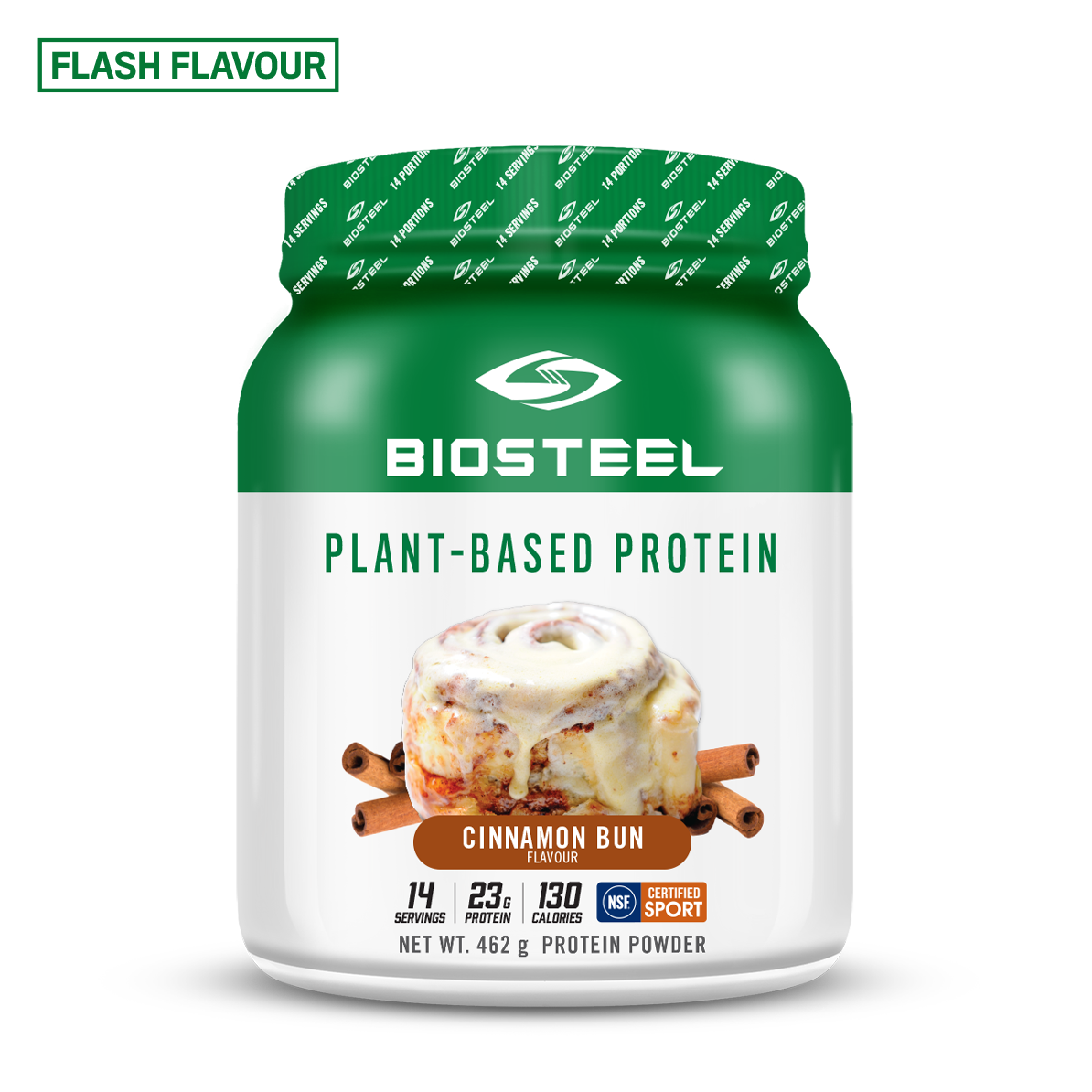 Plant-Based Protein / Cinnamon Bun - 14 Servings - ProCare Outlet by BioSteel Sports Nutrition