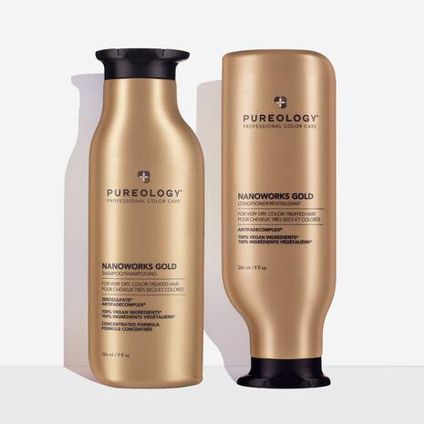 Pureology - Nanoworks Gold - Shampoo and Conditioner Duo |9 oz| - by Pureology |ProCare Outlet|