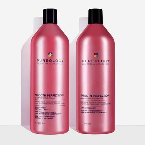 Pureology - Smooth Perfection - Anti-Frizz Shampoo and Conditioner Duo |33.8 oz| - by Pureology |ProCare Outlet|
