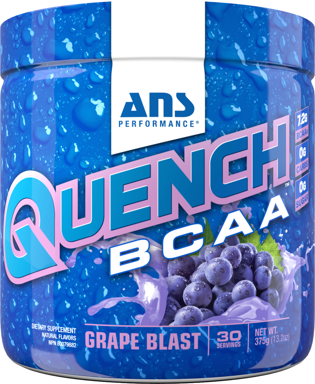 QUENCH BCAA™ - Grape Blast / 30 Serving - ProCare Outlet by ANSperformance