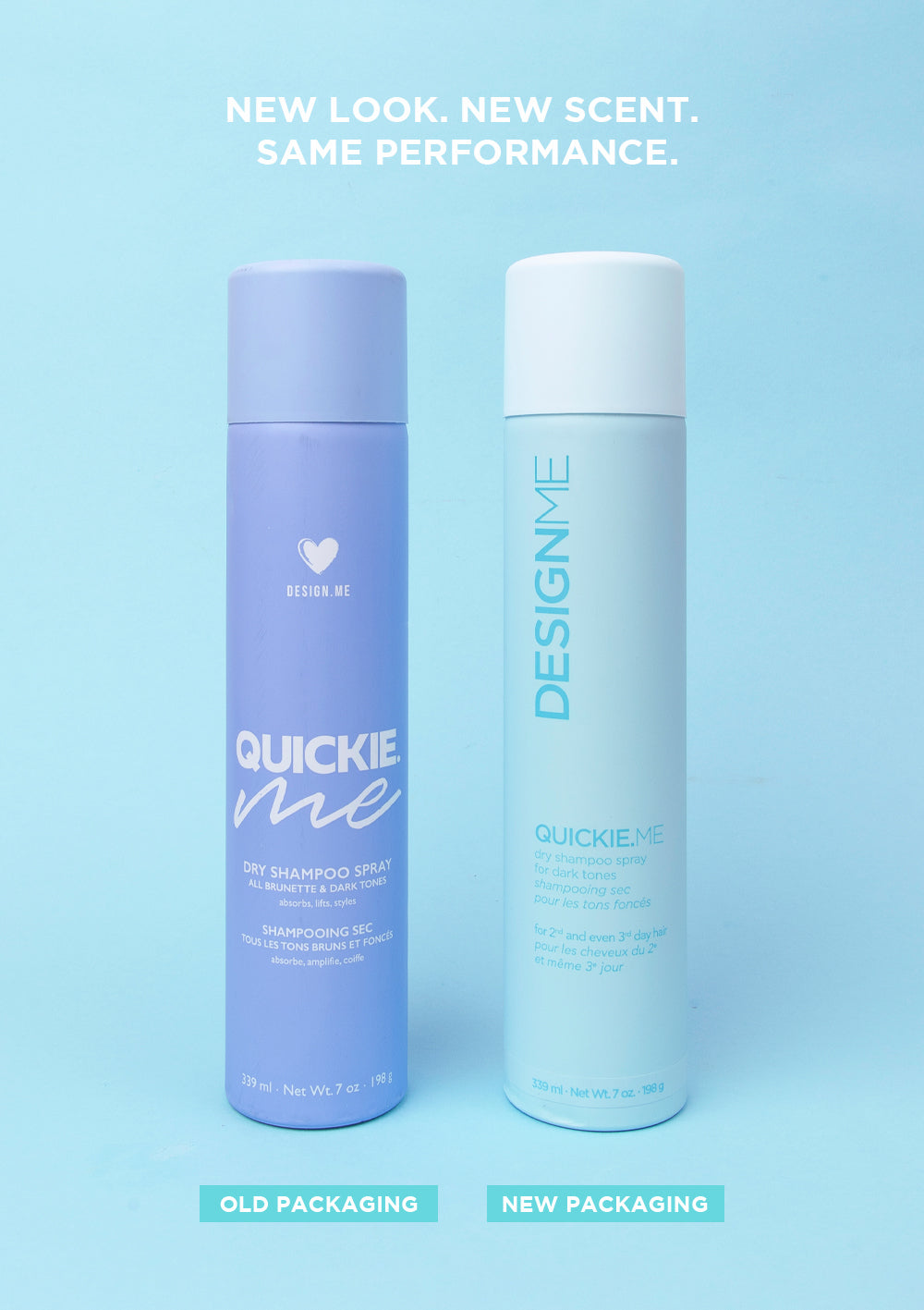 Designme - QUICKIE.ME • Shampooing sec pour les tons foncés