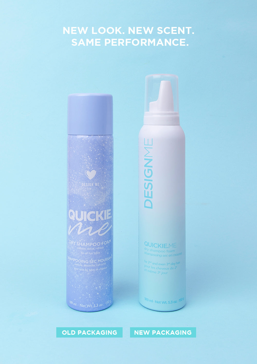 Designme - QUICKIE.ME • Shampooing sec mousse