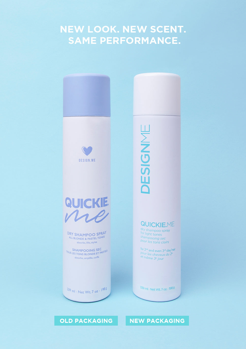 Designme - QUICKIE.ME • Shampooing sec pour les tons clairs