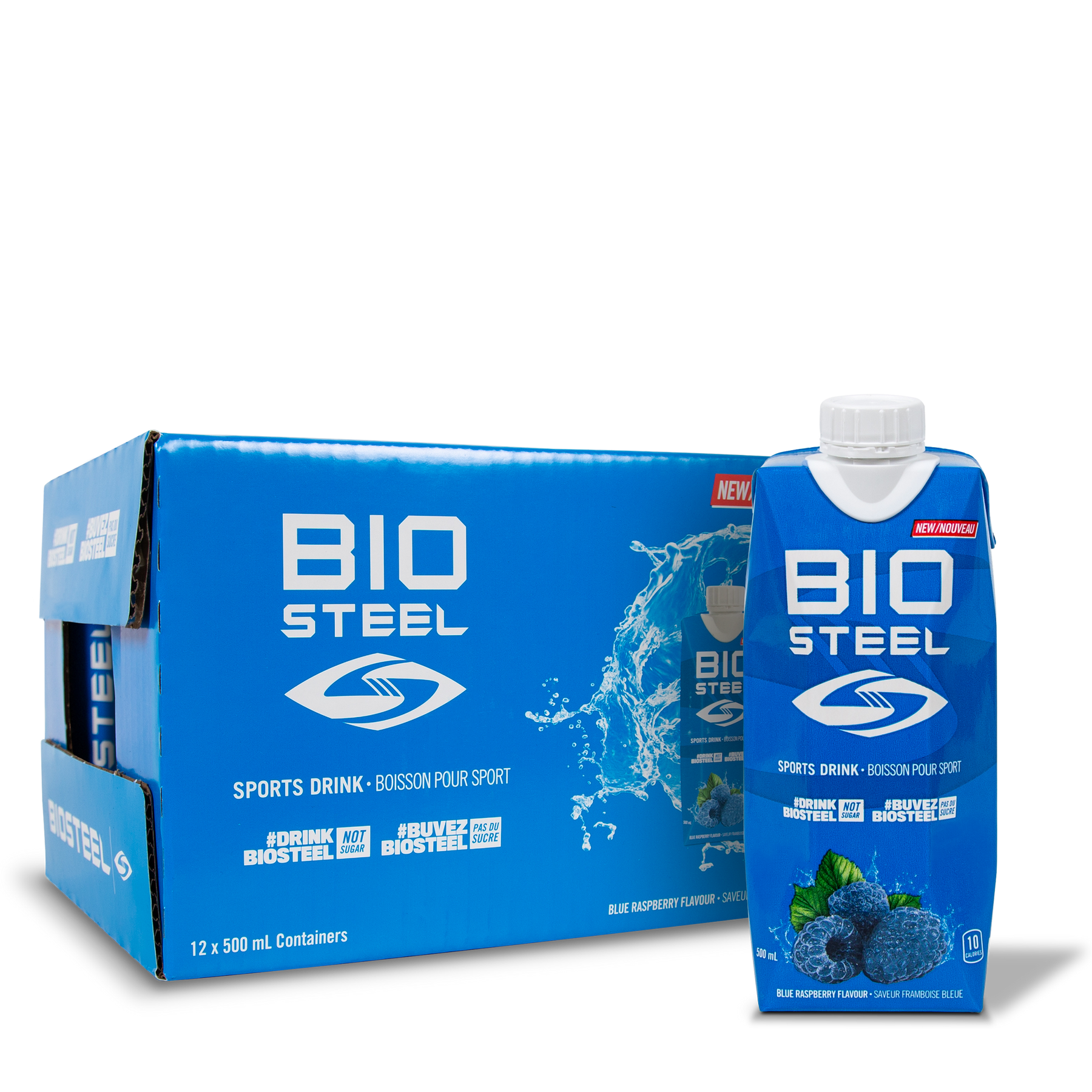 Sports Drink / Blue Raspberry - 12 Pack - by BioSteel Sports Nutrition |ProCare Outlet|