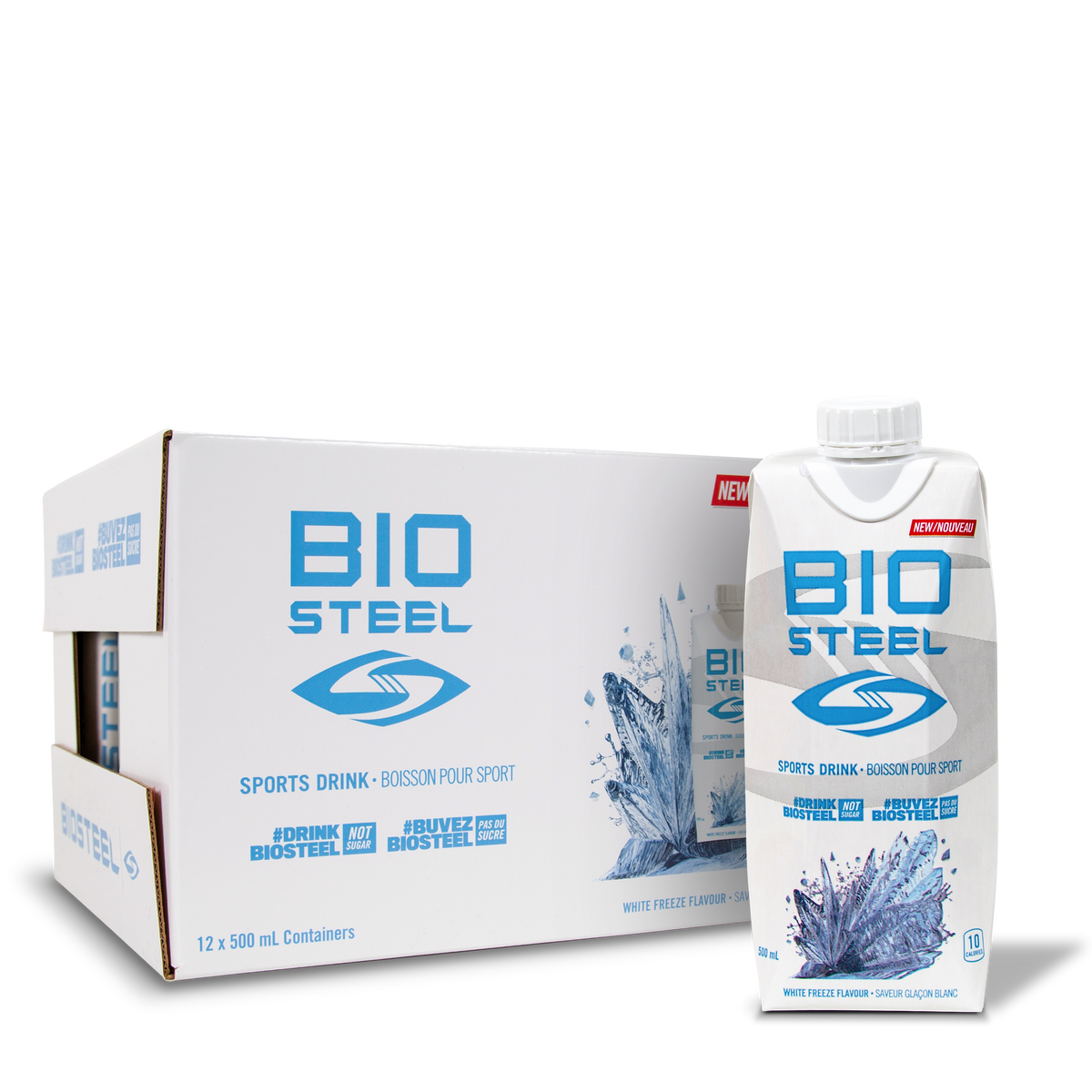 Sports Drink / White Freeze - 12 Pack - by BioSteel Sports Nutrition |ProCare Outlet|