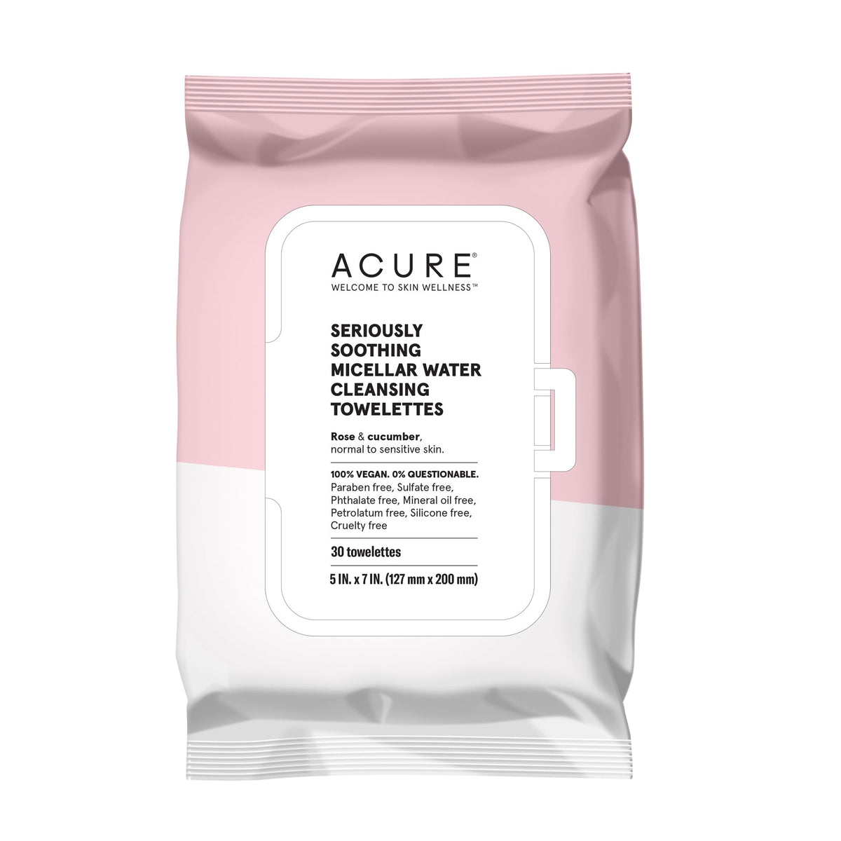 ACURE - Seriously Soothing Micellar Water Towelettes - ProCare Outlet by Acure