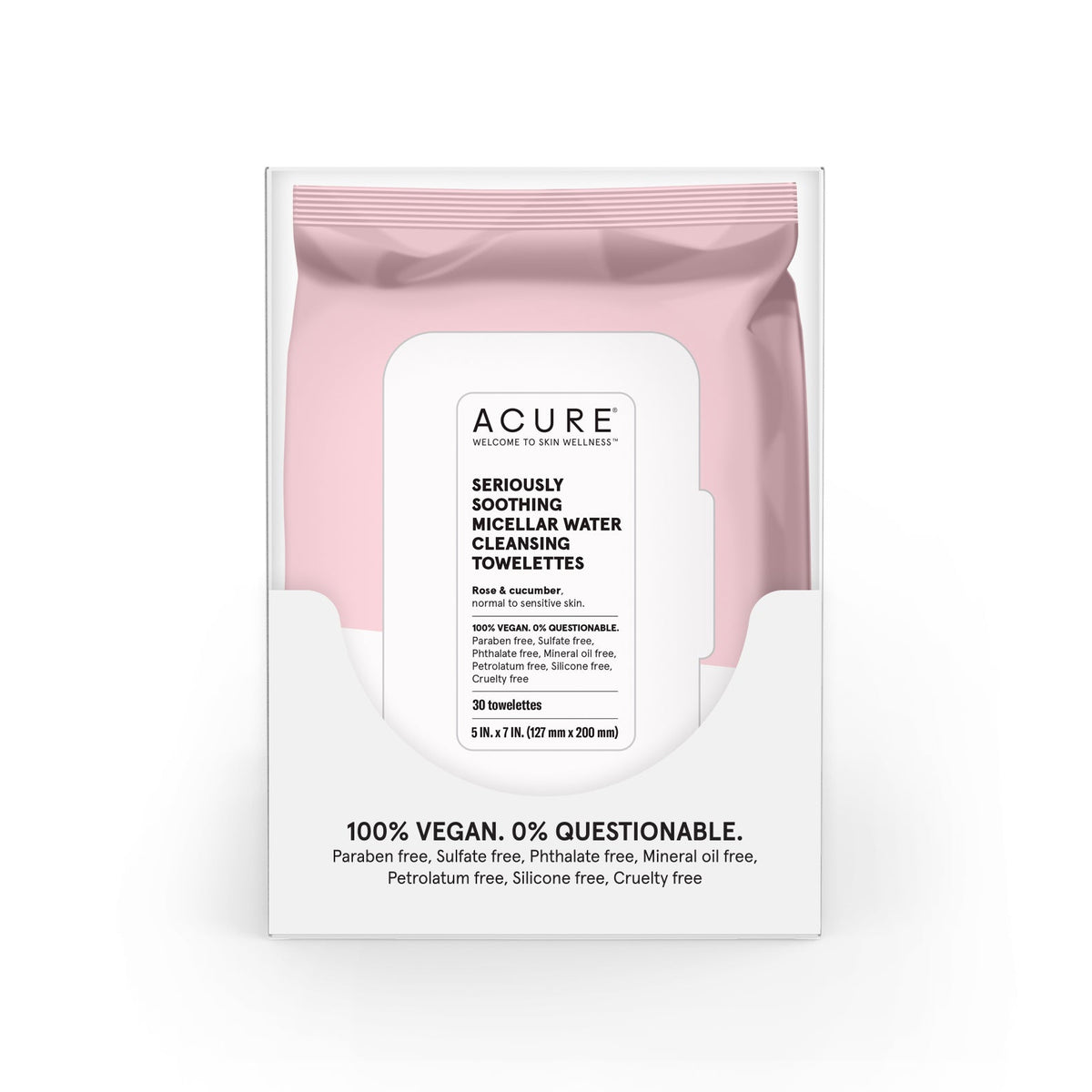 ACURE - Seriously Soothing Micellar Water Towelettes - ProCare Outlet by Acure